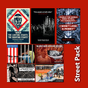 Street Poster 16 Pack - 24" x 36" (2 of each poster)