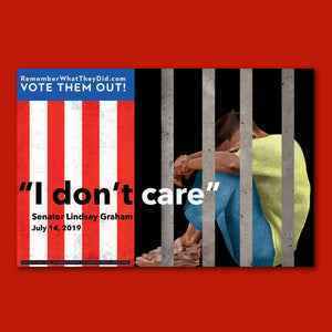 I Don't Care Poster - English 18" x 24"