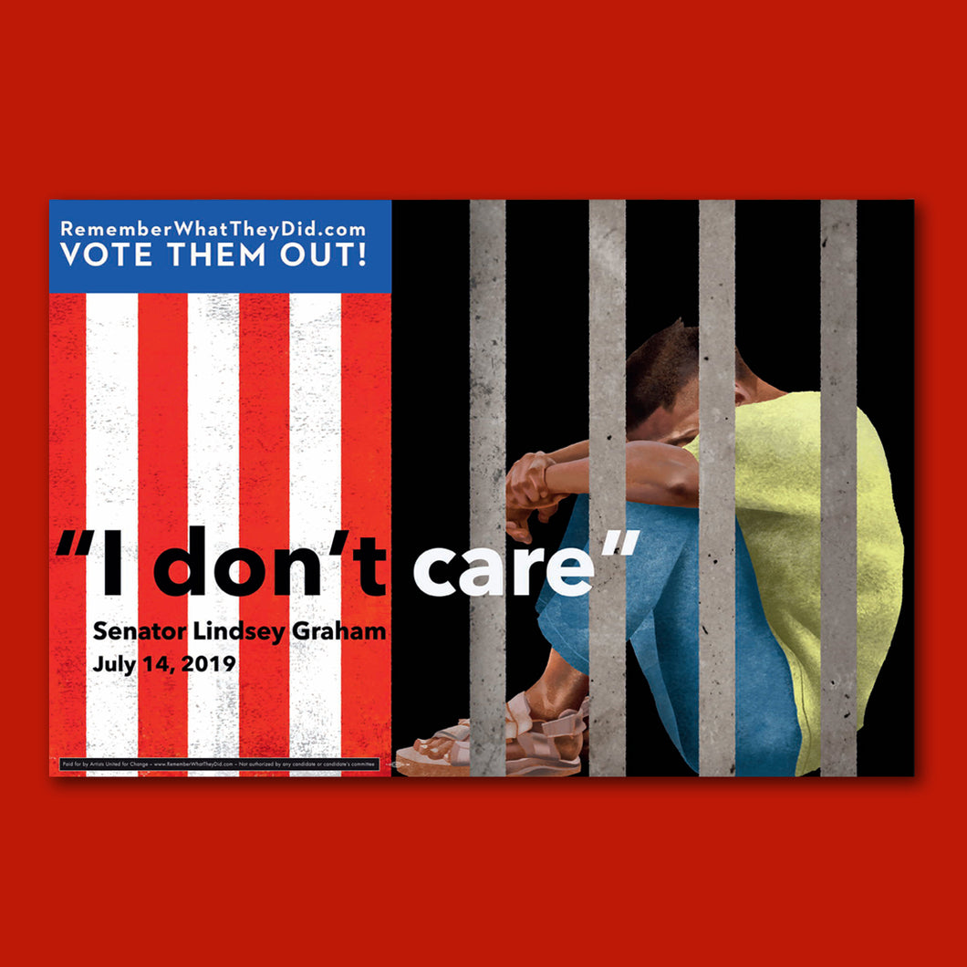 I Don't Care Poster - English 18